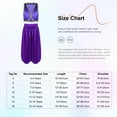 thumbnail image 5 of LiiYii Kids Boys Arabian Prince Street Rats Outfit Set Vest Waistcoat Top With Harem Dance Pants Suit Purple 10, 5 of 5