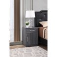 thumbnail image 6 of Alston 1-Drawer Gray Nightstand (24"H x 16"W x 18"D), 6 of 6