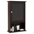thumbnail image 1 of Gymax Bathroom Wall Mount Storage Cabinet Single Door w/Height Adjustable Shelf, 1 of 10