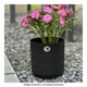 thumbnail image 4 of Set 5 Macetas Amalfi Redondas D20.2cm Con Rejilla Interna (Negro), 4 of 4