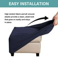 thumbnail image 6 of LKJYER Chair Slipcover with Ottoman Cover, Stretch Sofa Cover with Ottoman Slipcovers Removable Washable Armchair Covers Non Slip Furniture Protector, 6 of 8