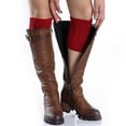 thumbnail image 5 of YWDJ Leg Warmers Y2k Lady Leg Sets Pile Of Socks Autumn And Winter Keep Warm Wool Sock Knitting Foot Cover Red free, 5 of 5