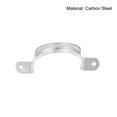 thumbnail image 4 of Rigid Pipe Strap, 75mm(2.95") 2 Holes U Bracket Carbon Steel Tension Tube Clip Clamp, 24 Pack, 4 of 7
