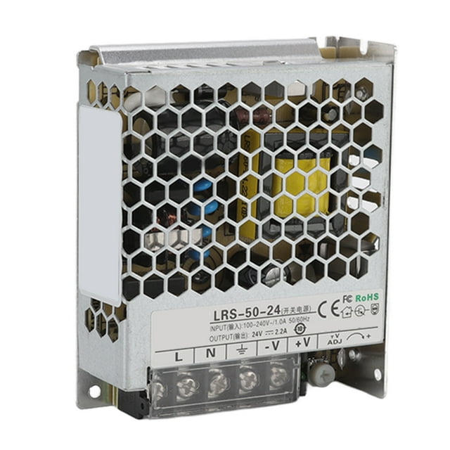 Interrupteur de Transformateur d'Alimentation, Alimentation d'Énergie de Commutation de Sortie de 24V 100-240V Dissipation de Chaleur d'Entrée pour LRS d'Éclairage LED 35W 24V 1.5A, LRS 50W 24V 2.2A, LRS 60W 24V 2.5A