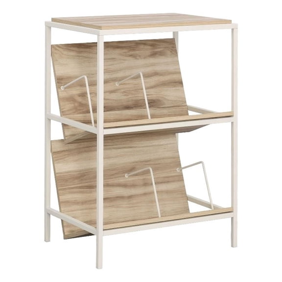 Pemberly Row Engineered Wood Accent Storage in Kiln Acacia / Brown Finish