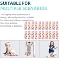 thumbnail image 4 of 10 pares de calentadores de piernas para bebés, polainas, rodilleras, calcetines para niños pequeños, 4 of 5