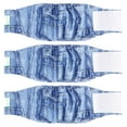 thumbnail image 1 of Pañales para perros Wegreeco Jeans lavables para hombre (paquete de 3), tamaño pequeño, 1 of 6