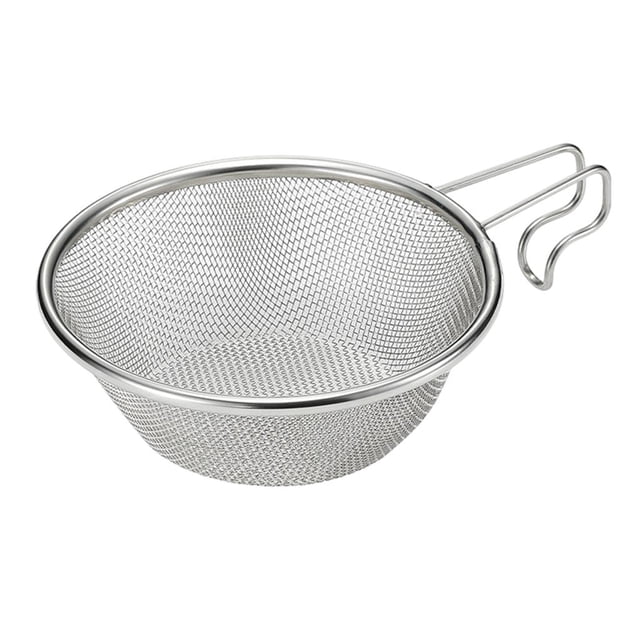 Colador fina de acero inoxidable, tamices de , desnatadora con mango colador de alimentos, jugos, cócteles, Sunnimix Colador de tamiz de malla fina
