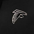 thumbnail image 2 of Women's Antigua Black Atlanta Falcons  Brushed Carbon Figure Half-Zip Pullover Sweatshirt, 2 of 2