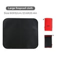 thumbnail image 2 of EKIND Thickened Black BBQ Grill Mat Heat Resistant Foldable BBQ Smoker Pad for Outdoor Cooking and Fire Pits 23.62"x20.47", 2 of 6