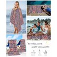thumbnail image 5 of Southwest Aztec Beach Towels Oversized Super Absorbent, Country Retro Ethnic Geometric Motifs Lightweight Bath Towel Quick Dry Sets For Bathroom/Pool/Rv Camping/Beach Play/Gym Room/Picnic 23"x47", 5 of 8