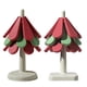 thumbnail image 4 of Advancent Tapete de resistente al calor para árbol de Navidad, 3 piezas, quemaduras de con estilo, tapete aislante plegable Mostrada 3 piezas base redonda, 4 of 6