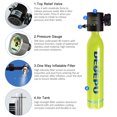 thumbnail image 4 of "Kit de buceo S5000plus - Paquete A en color verde con tanque de 1L y máscara antifog", 4 of 6