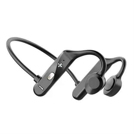 Bone Conduction Headphone Noise Reduction Wireless Bluetooth Neck Hanging Headsets with Microphone