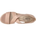 thumbnail image 7 of Women's Life Stride Siesta Espadrille Wedge Sandal Blush Textile 10 W, 7 of 7