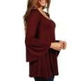 thumbnail image 3 of 24/7 Comfort Apparel Women's Del Mar Tunic Top, 3 of 4
