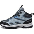 thumbnail image 3 of Hiking Shoes for Men with Arch Support Breathable Non-slip Lace-up Casual Walking Shoes Plus Size, 3 of 15