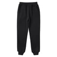 thumbnail image 2 of Eltusu Boys Cotton Sweatpants, Casual Solid Color Comfort Elastic Waistband Kids Joggers Black Size 9-10 T, 2 of 6