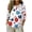 002 Red, variant on USA 250th Anniversary Shirt for Women Crewncek 3/4 Sleeve Patriotic T shirts American Flag Graphic Tunic Tops