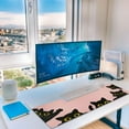thumbnail image 4 of Large Gaming Mouse Pad with Seam Edge, Anti-Slip Extended Mouse Pad with Micro-Weave Cloth Surface,Waterproof Keyboard Pad, Desk Pad for Gamer Office Home XL 31.5" x 11.8" Cute Cats, 4 of 5