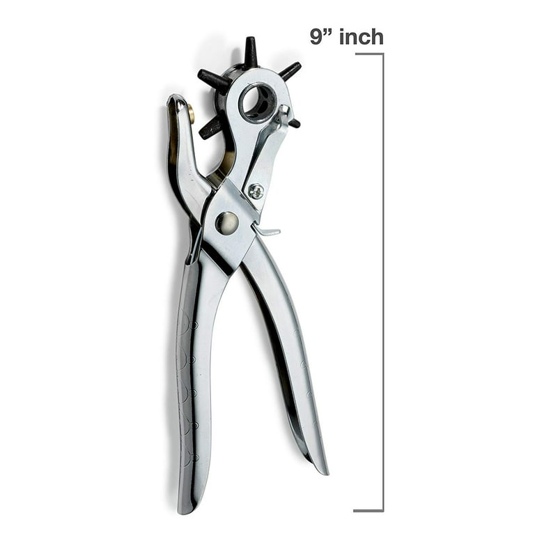 Leather Hole Punch 9, Multi-Size Hole For Belts, Watch Straps, Purses