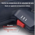 thumbnail image 3 of Pistola Eléctrica Calor Temperatura Ajustable 2000w Boquilla Lab.G  Pistola de Calor, 3 of 4