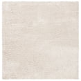 thumbnail image 2 of SAFAVIEH August Carlene Solid Plush Shag Area Rug, Beige, 4' x 4' Square - Modern Design, Beige, Non-Shedding & Easy Cleaning, Ultra Plush Thick Pile, Ideal for Living Room, Bedroom, 2 of 10