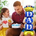 thumbnail image 3 of Happy Fathers Day Decorations Balloons for Party, 2Pcs Large Self Standing Dad Balloon 44.1 Inch(H) x 15.4Inch(W) For Birthday Party Celebrations Decor, 3 of 3