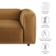 thumbnail image 2 of Auren Right Armchair in Camel, 2 of 10