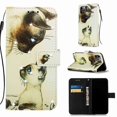 thumbnail image 1 of Dteck iPhone 13 Wallet Case ,3D Pattern PU Leather Wallet Case [Wrist Strap][Card Holder/Cash Slots][Kickstand Feature] Flip Folio Cover Designed for iPhone 13 (Cats), 1 of 1