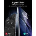 thumbnail image 5 of ESR Screen Protector Compatible with iPhone 17/16 Pro, 9H Hardness & Military Grade Shatterproof, Full Coverage Tempered Glass Film with Easy Installation Tool, 3 pack, 5 of 7