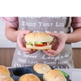 thumbnail image 4 of Diy Hamburguesa De Silicona Buena Flexibilidad Práctico Molde De Pan Francés Resistente Al Calor Herramienta De Cocina Para Hornear Pasteles 8 Rejillas Yuarrent HA015173-00, 4 of 6