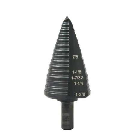 

HYYYYH GSB12 High-Speed Steel 1-3/8 Step Bit (Size no. 12) Black