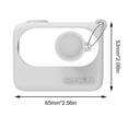 thumbnail image 3 of 4pcs Protection Case Fall Prevention Safty Gear for Insta360 GO 3 (White), 3 of 8