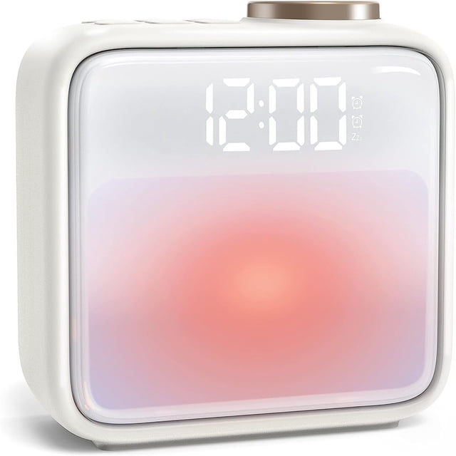 Creative Colorful Light Bedside Alarm Clock: Multi Function Wake Up Music Timepiece