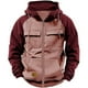 thumbnail image 1 of WILLBEST Sudadera con Capucha De Manga Larga para Hombre, De Otoño, Informal, Moderna, con Cremallera para Exteriores Grande, 1 of 2