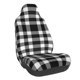 thumbnail image 1 of Balery White And Black Plaid Funda de Asiento para Auto con Diseño - Cubierta Frontal Suave y Transpirable con Protector Antideslizante- 1 Unidad, 1 of 5