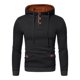 thumbnail image 2 of pstuiky camisas de hombre de manga larga, Blusa de manga larga con capucha y cordón de color liso para hombre camisetas de hombre m, 2 of 9