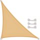thumbnail image 1 of Vela de sombra 3x3x3 metros Beige Arena Triangular en PES Toldo para Terraza Jardín Lona solar Resistente Anti-UV, 1 of 5