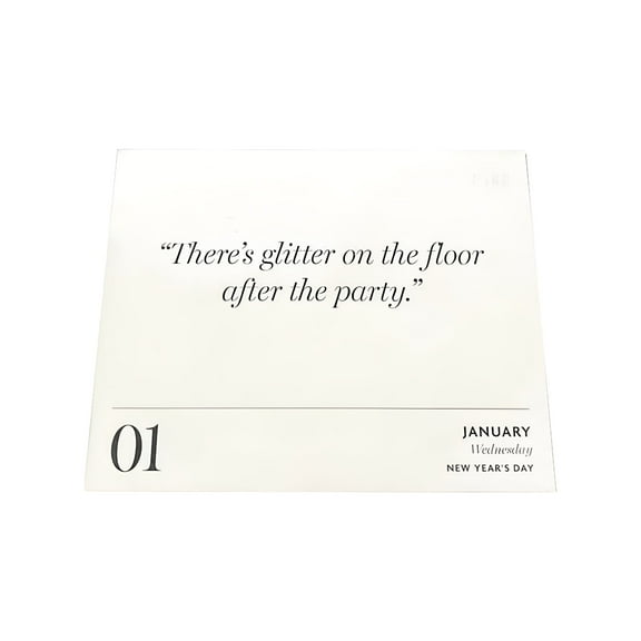 CCOCC Daily Desktop Calendar 2025 Page A Day Lyric Calendar Desktop Calendar