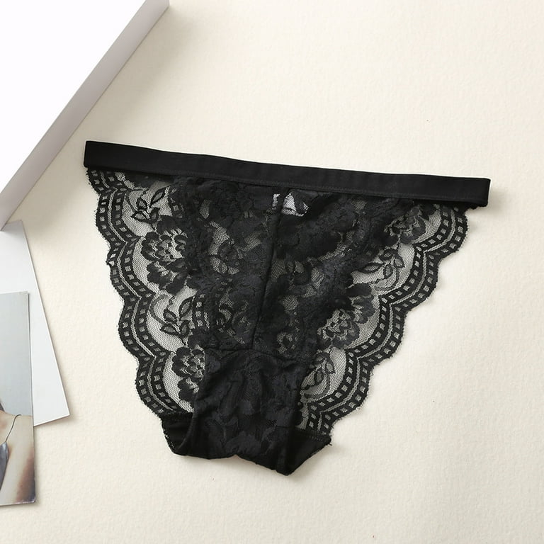 HUPOM Pregnancy Underwear For Women Panties For Women Briefs Activewear Tie  Elastic Waist Black One Size