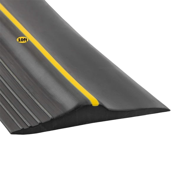 Universal Garage Door Bottom Threshold Seal Strip,Weatherproof Rubber DIY Weather Stripping Replacement, Not Include Sealant/Adhesive (10Ft
