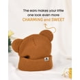 thumbnail image 3 of Gorro de invierno FURTALK para bebé con orejas de oso para 6 a 36 meses, 3 of 8