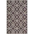 thumbnail image 2 of SAFAVIEH Four Seasons Nowell Geometric Polyester Area Rug, Dark Grey/Ivory, 3'6" x 5'6", 2 of 6