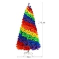 thumbnail image 2 of Costway 2,1m Árbol de Navidad con 1213 Ramas Base Sólida de Metal y Agujas en PVC Perfecto como Decoración de Interior y Exterior, 2 of 7
