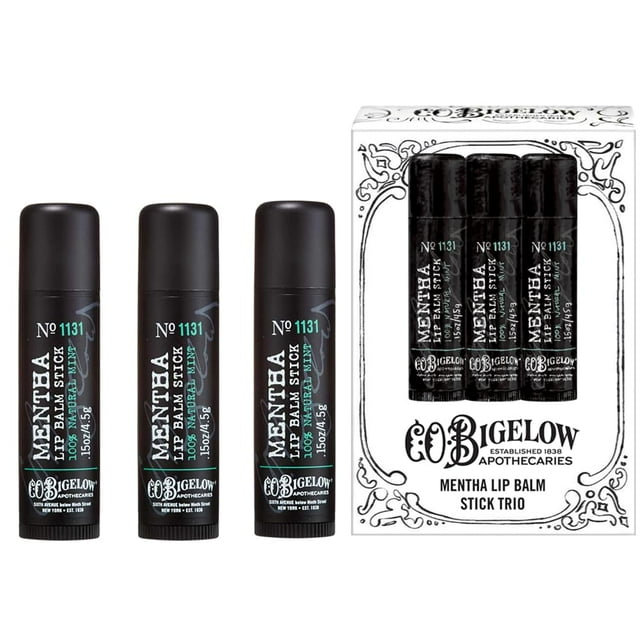 Bálsamo labial C.O. Bigelow Mentha con manteca de karité y aceite de menta