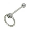 thumbnail image 1 of Door Knocker 69 Logo Barbell Tongue Ring, 1 of 1