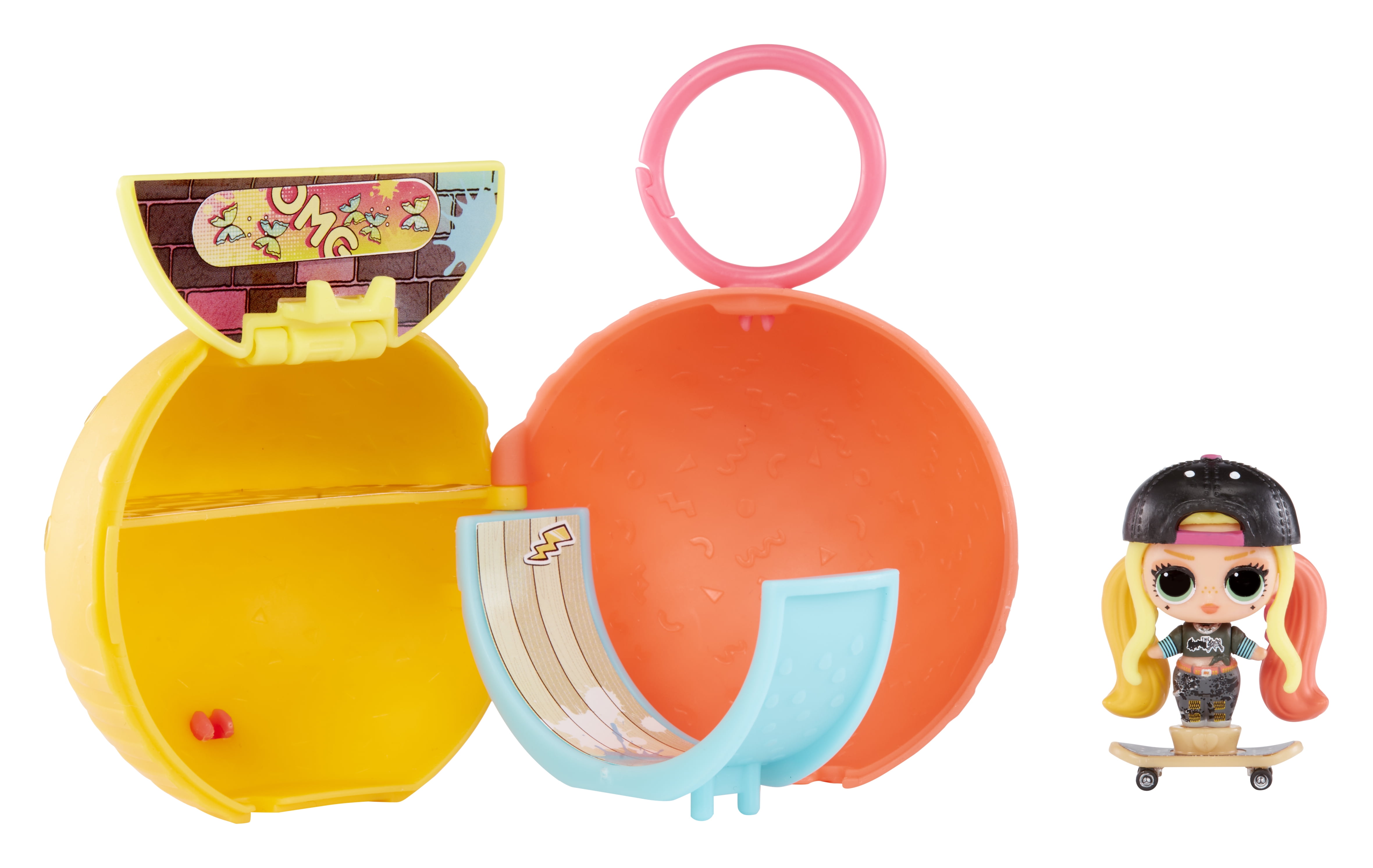 Mini LOL Surprise Move & Groove with Mini OMG Fashion Doll, Surprises, Mini Dolls, Collectible Dolls, Moving Ball Playset- Great Gift for Girls Age 4+