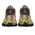 thumbnail image 5 of Patriotic Highland Cow 4th Of JulyHighland Cattle Fluffy Cow American flag Shoes Sneakers Black Size 9, 5 of 7