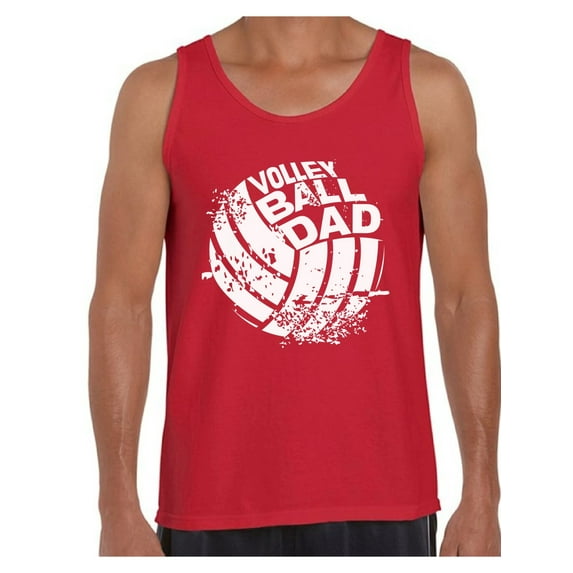 Awkward Styles Men's Volleyball Dad Graphic Tank Tops Vintage Father`s Day Gift for Sport Dad